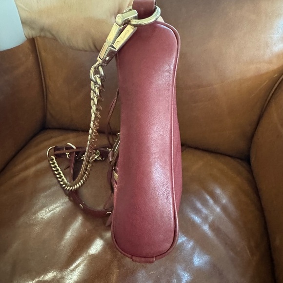 Rebecca Minkoff Red Crossbody Chain Purse Bag - Picture 6 of 13